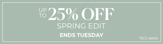Up to 25% Off Spring Edit | Ends Tuesday