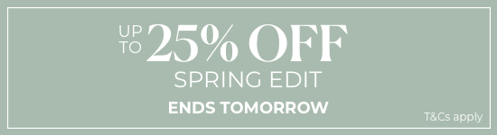 Up to 25% Off Spring Edit | Ends Tomorrow