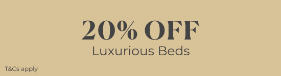 20% off Luxurious Beds