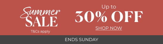 Up to 30% Off Summer Sale | Ends Sunday