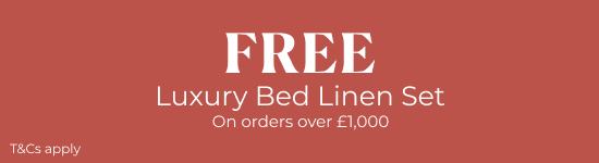 Free Luxury Bed Linen Set