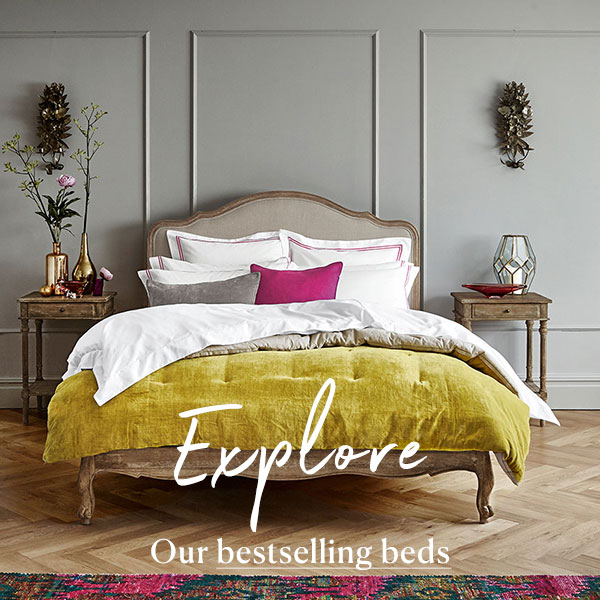 King Size Beds & Frames Feather & Black