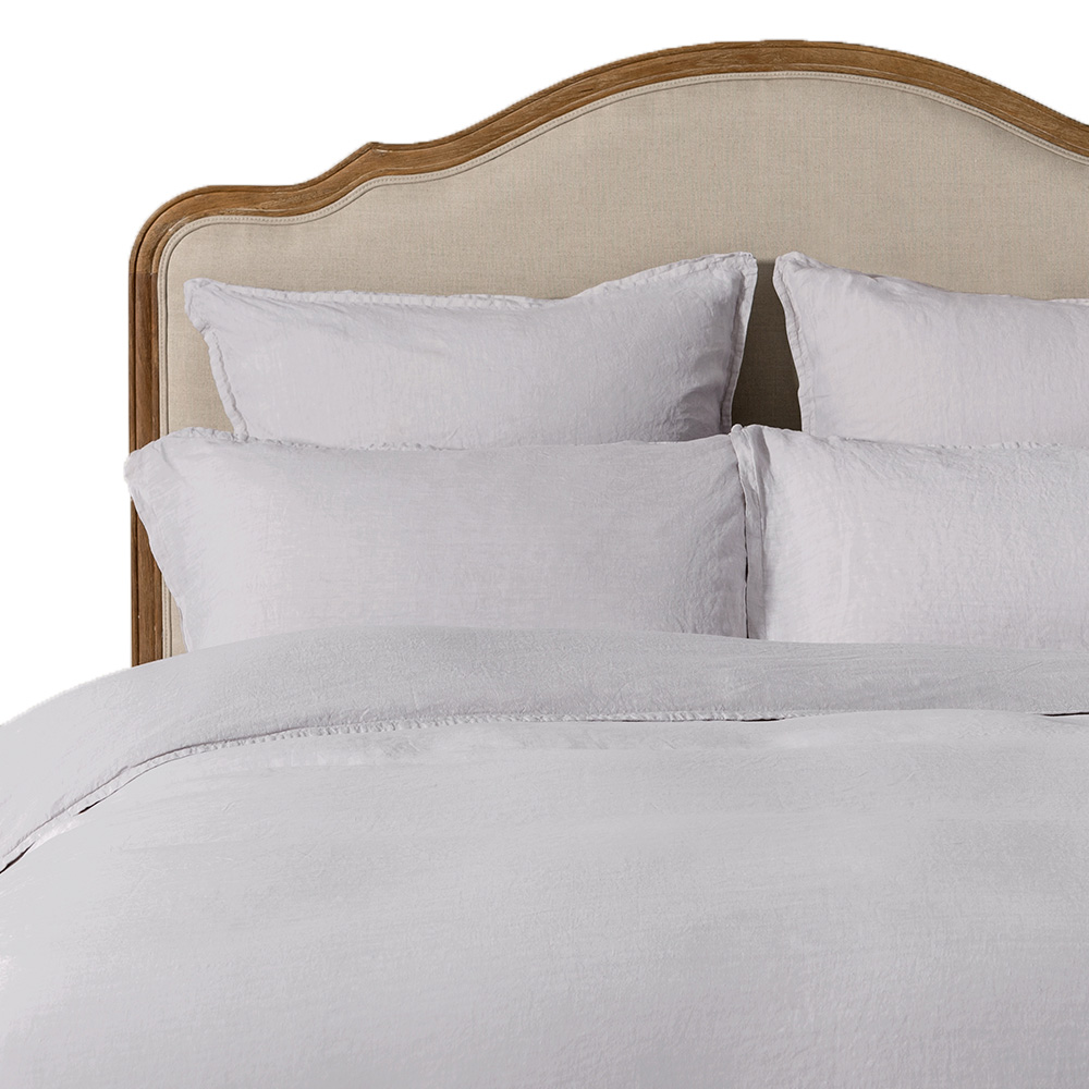 Camille Bed Linen Feather & Black