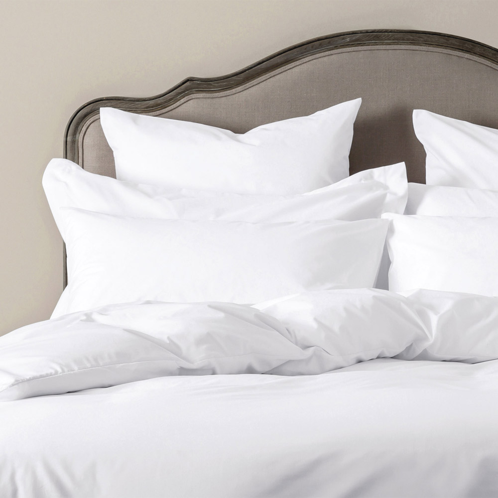 Luxury Bed Linen Sheets Valances Feather Black Easycare Polycotton Bed Linen