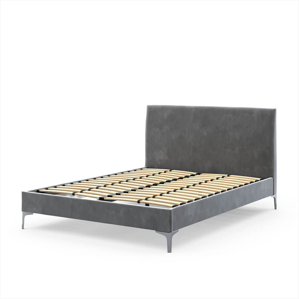 Lyndhurst Upholstered Bed Feather & Black