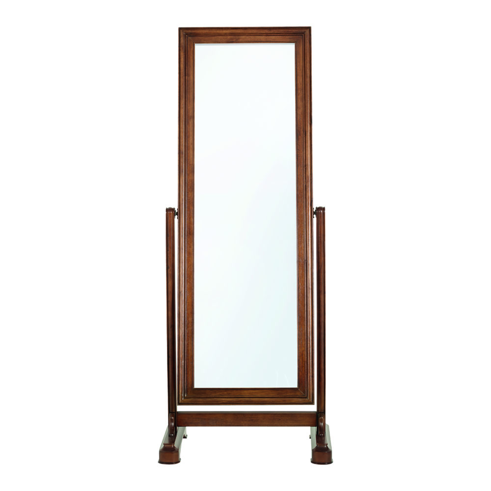 Provence Cheval Mirror Feather & Black