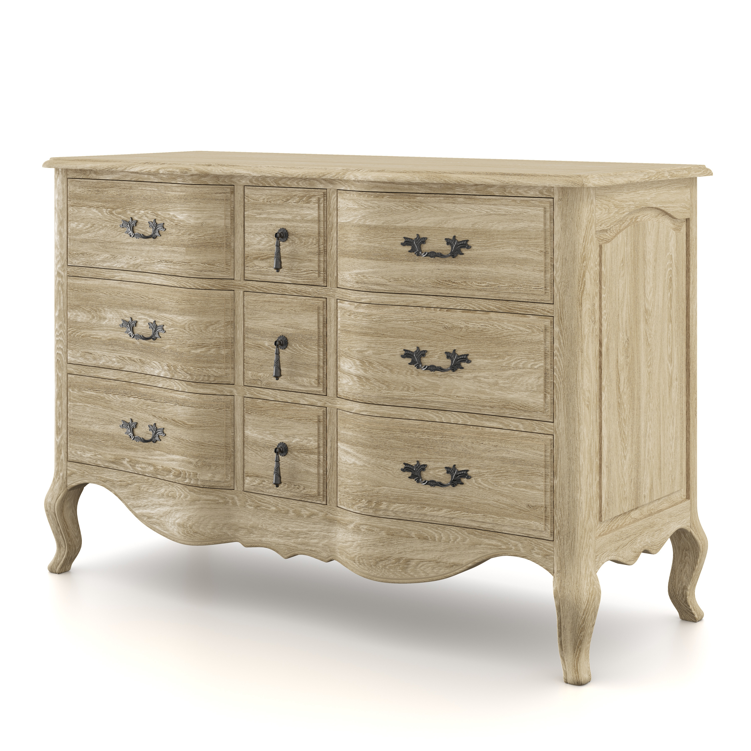 Dresser Feather & Black