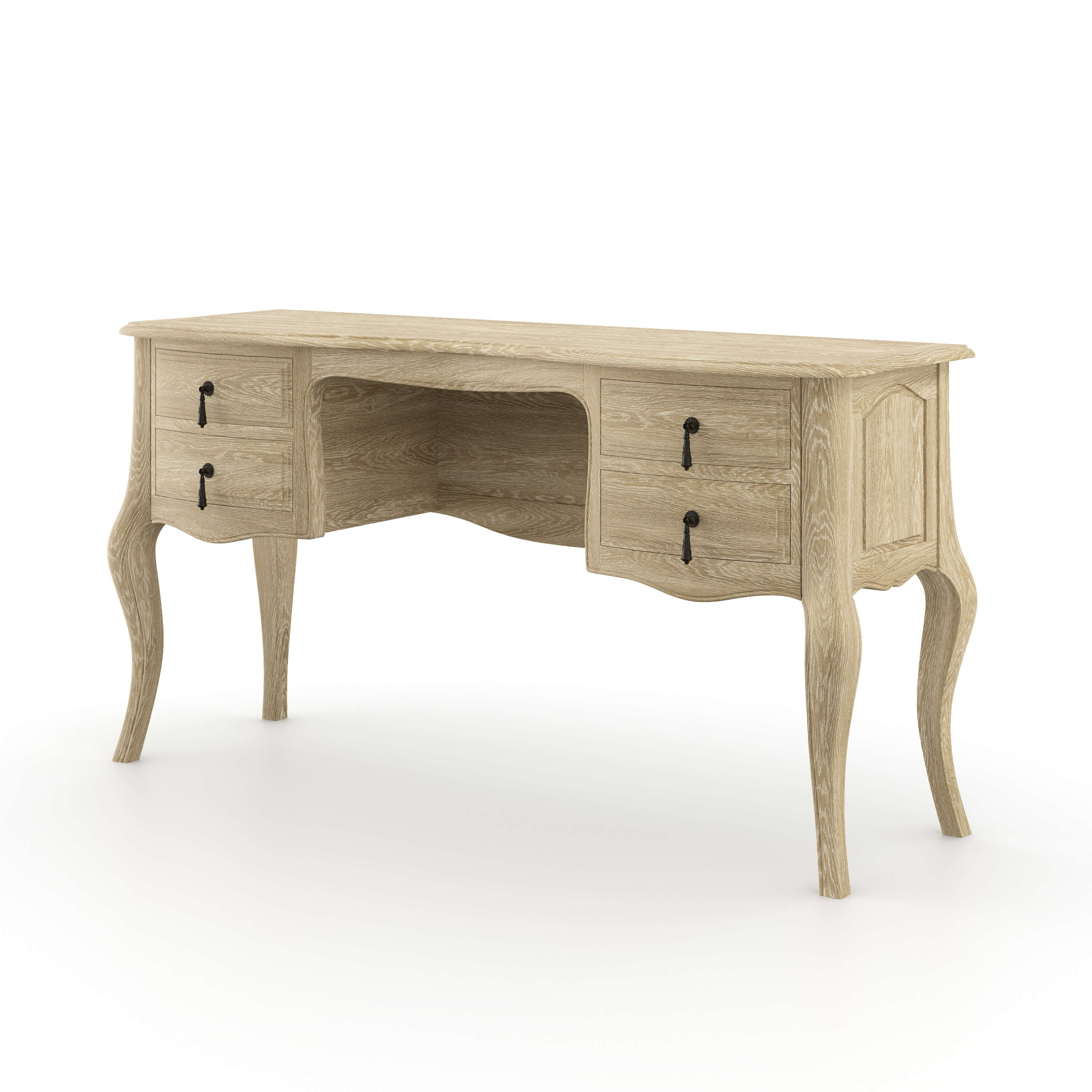 Dressing Table and Stool Feather & Black