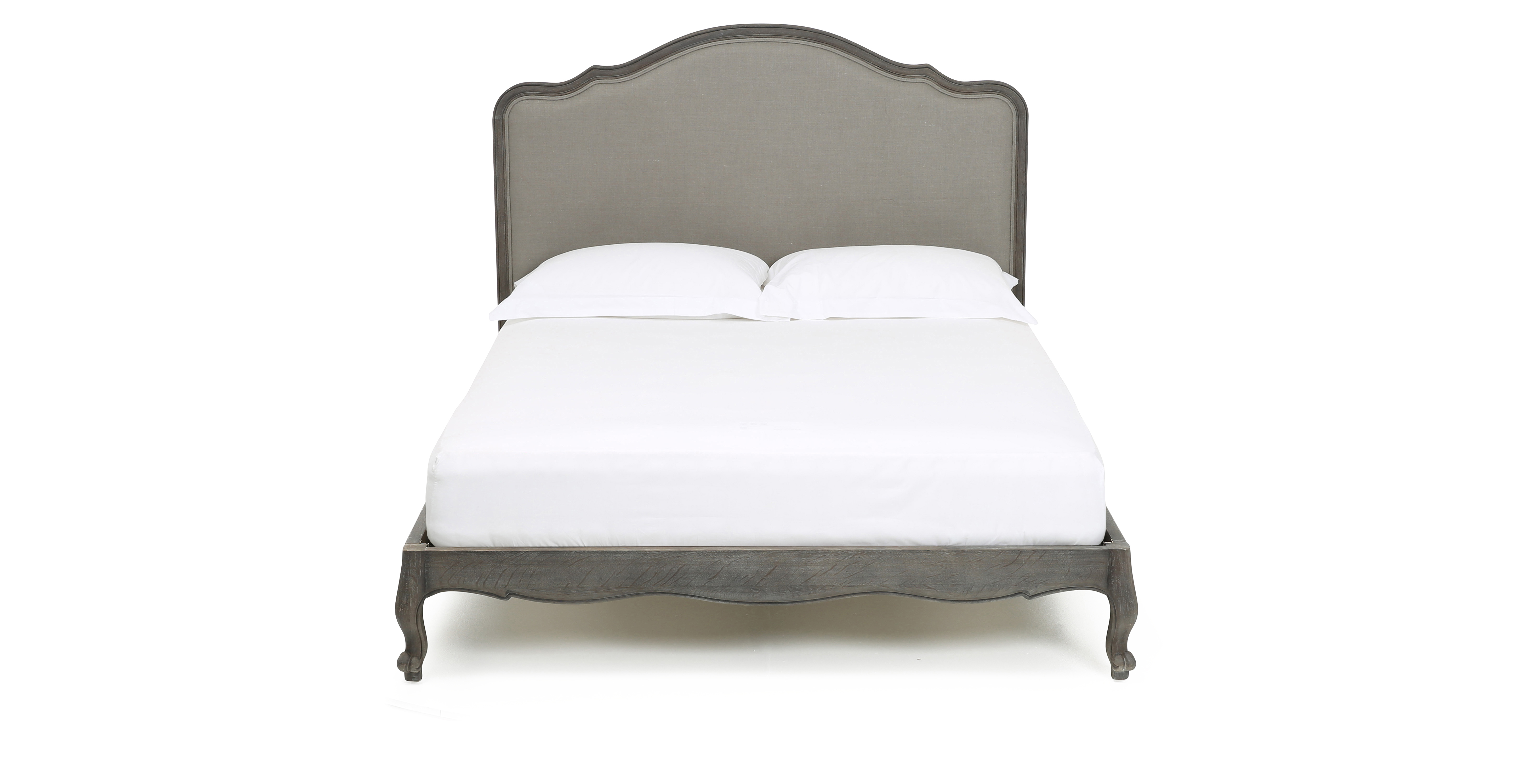 Sienna Grey Bed Feather & Black