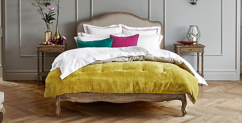 Sienna Bed Double, King & Super King Size Feather & Black