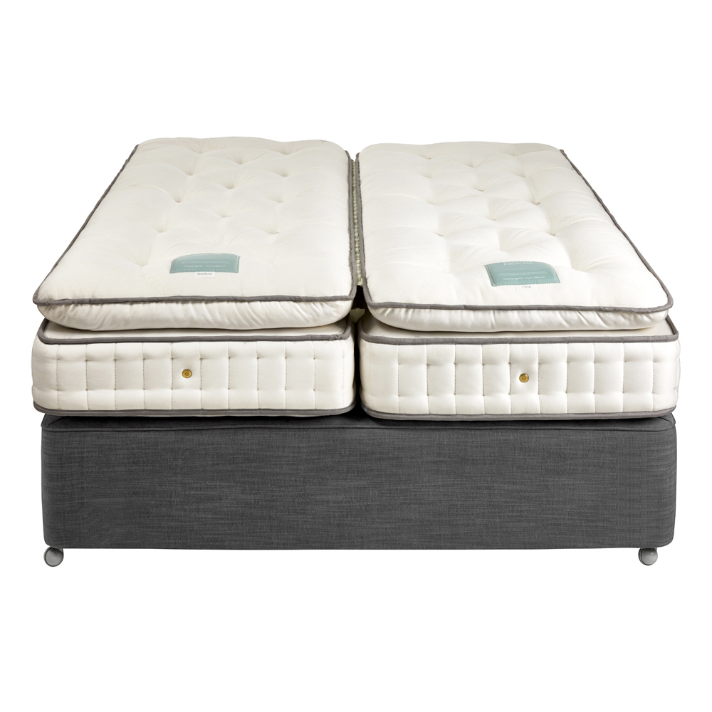 Richmond Pillow Top Zip & Link Mattress Feather & Black